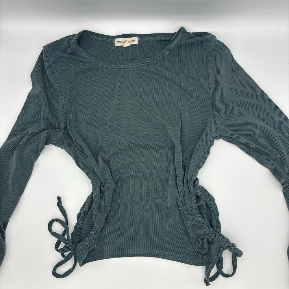 Moa Moa Women's Teal Long Sleeve Top